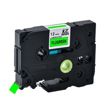 카트리지 호환 CIDY 12mm 혼합 형광색 라미네이트 tze-B31 TZE-C31 TZE-D31 용 brother p-touch 라벨 메이커 리본 카세트, [03] Fluorescent green, [01] 12mm, 03 Fluorescent green_01 12mm