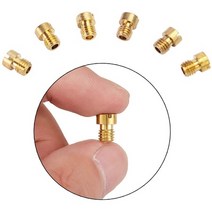 일본직발송 10. MINIMPROVER 메인 제트 10 개 세트 마루 소 [5 × 6.7] 자전거 # 75 ~ # 110 PC PWK PE JET, ONE SIZE, One Color