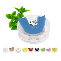 링사이드코리아 파펜 독일 복싱 투명 마우스피스 가드 주짓수 헬스 태권도 농구 골프 출산, 하늘색