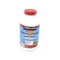 Kirkl Signature Extra 글루코사민 HCI 1500mg MSM 1500 mg 375, 375개(1팩)