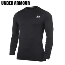 언더아머 언더아머 남성용 콜드기어 아머 피티드 크루 티셔츠 1366068_001