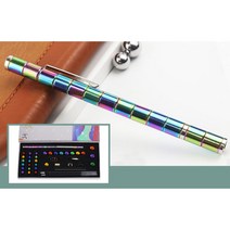 마그네틱 펜 피젯 스피너 키덜트 자석 볼펜 크리에이티브 pencil, 멀티컬러 세트 - 컬러 pen