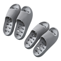 2개세트 미끄럼방지 욕실화 실내화 욕실 슬리퍼, 그레이(남성용~275), 그레이(남성용~275)