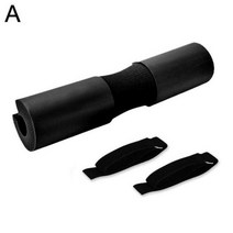 폼 롤 패드 스쿼트 역도 목 패드 패드 어깨 피트니스 스트랩 고정 보호 목 Q6L4 1 세트, BLACK|China
