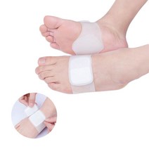 달자샵 벨크로 실리콘 아치 쿠션패드 1켤레, 화이트, 한쌍