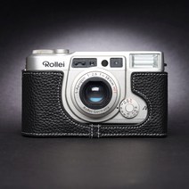 Rollei AFM35 카메라 가방 Fuji KLASSE W/S 가죽 케이스 소가죽 보호 케이스, 베이스[블랙]