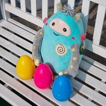 [PJF신상품] 딩동댕 공룡알 캔디박스 35cm 뚜앙 인형 선물세트, 쿠팡 파주친구 공룡알핑크세트