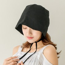 버킷햇 여성 모자 봄 여름 얼굴가리개 보넷 끈 여자 벙거지모자 린넨앤코튼보넷 (2컬러) - 주문시 판매자!! 색상이름!! 확인 필수