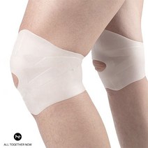 물리치료사가 판매하는 올투게더나우 실리콘 무릎 슬개골 보호대 아대 2p, 1쌍