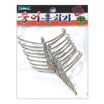 백경조침 BK-855 숭어훌치기 바늘10조 중