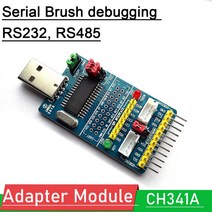 1 CH341A USB I2C IIC SPI UART TTL ISP 직렬 어댑터 EPPMEM 변환기 브러쉬 디버그 RS232 RS485 통신