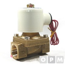 볼밸브 효신 솔레노이드밸브물용HPW 8A DC 24V, 색상:[색상]본상품