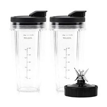 닌자 BN801-24 용 교체 블렌더 컵 7 개 핀 블레이드 부품 Bullet Cups Nutri BL480 BL482 BL642 NN102 BL682