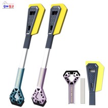 차량용 스노우브러쉬 성에제거기 자동차 눈치우기 스크래퍼 제설기 2color, 퍼플