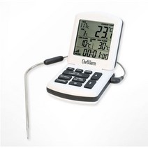 ETI 중심온도계 쉐프알람(내열센서 오븐) 관리 조리용 식품 탐침 주방 검수용 검침 산업용 업소 검식, 채룩!!