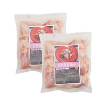 대보유통 몰도리도리 오븐용치킨 4종 오븐구이 에어프라이어용 닭껍질 닭다리 닭날개 닭정육 닭다리살 닭봉 닭윙, 1세트, 03. 오븐용 봉(윗날개) 500g 2봉
