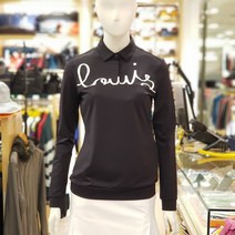 루이까스텔 여성 @골프웨어@로고 포인트 스냅 단추 수입소재 카라 티셔츠 NC 불광