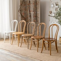 비엔나 토넷 체어 PAGED THONET No14 곡목 비스트로 스타벅스 윈저 의자, 14.빈티지화이트 등나무 매트