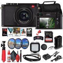 라이카 q2 디지털 카메라 + 64GB 메모리 카드 + 코렐 포토 소프트웨어 + 카드 리더기 + 필터 키트 + LED 조명 + 케이스 + 디럭스 클리닝 세트 + 플렉스 삼각대 +