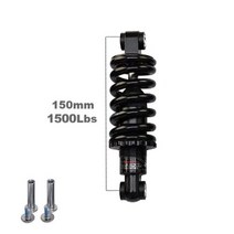 AttLvTu 산악 자전거 전자 휠체어 MTB 후면 충격 흡수기 150mm, 없음, 150mm 1500lbs