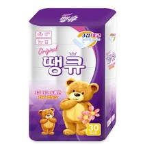Original 땡큐 화장지 3겹 30롤 x 1팩 휴지