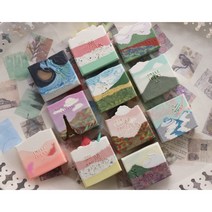 가든포미 랜덤뽑기 천연비누 풍부한 보습력 / 민감한피부 세정에 좋은 수제천연비누 ( 랜덤비누 개당 평균용량 - 115g 내외 (수분포함 용량)), 포장안함