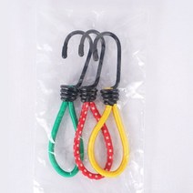 글램핑텐트 후크가 있는 텐트 탄성 로프 코드 세트 15cm 야외 캠핑 캐노피 천막 고정 스트레치 고무 그라운드 네일 스트랩 3 피스, [01] 3pcs- 3 colors