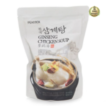 라이브잇 피코크 진국삼계탕, 888g, 3개