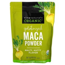 Viva Naturals Organic Gelatinized Maca Powder 1 lb (454 g), 기본