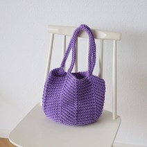 [추천하다]손뜨개 가방 완제품 백울 니트 가방 핸드메이드 가방 유행 핸드백 숄더백 귀여운 꽃 여성 가방 니트 가방 유행