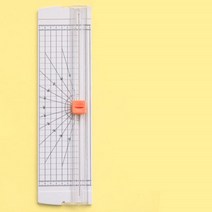한지공예용 수동 슬림형 재단기 화이트 폴라 작두형 사무용 원단커팅기 서류문서 실사