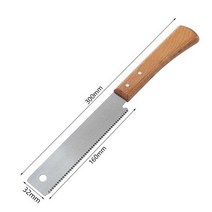 플런지쏘 원형톱 테이블쏘 300mm 미니 핸드 톱 목공 캠핑을위한 단면 플러시 컷 톱 diy 일본 톱 쇠톱 정원 가지 치기 트리밍 절단, 없음, 1개