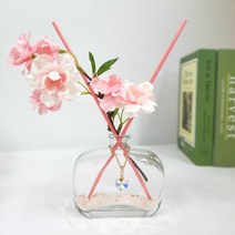 밍블랑 고급 플라워 디퓨저 실내 방향제 선물세트 100ml, 우드