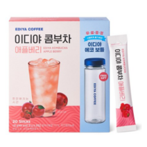 이디야 콤부차 애플베리 20TX2(40T) +에코보틀 증정, 2세트