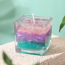 캔들 샌드스톤 야광젤리 왁스 식물성 오일 diy향 캔들컵 생일선물, 색깔1