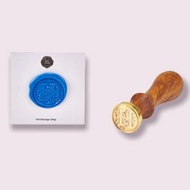 [천삼백케이] [레트로 라운지] 이니셜 클래식 씰 스탬프 H, 단품