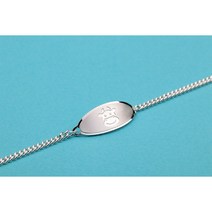 미아방지목걸이팔찌 실버 / 베이비소 목걸이 팔찌 세트, 팔찌