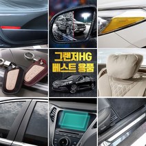 (골져스) 그랜저HG 튜닝 악세사리 차량용품 모음 32종, 06_콘솔 백커버 카본스티커