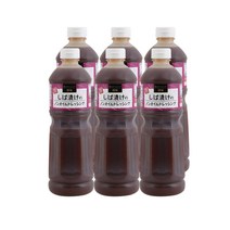 논오일 시바즈케 폰즈 드레싱 1L x 6병/박스 - 샤브샤브 스키야키 소스 카르파치오, 6개
