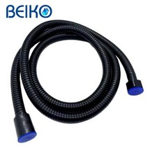 매트 블랙 크롬 골드 3 기능 핸드 헬드 샤워 헤드 벽걸이 세트 호스 및 홀더, 04 Black Hose 1.5M