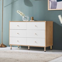 이젠 와이드 3단 서랍장 틈새 옷서랍 이케아 1100, 메이플화이트