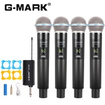 G-MARK 전문 가라오케 마이크 시스템 무선 스피커 홈 파티