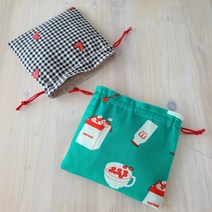 [DIY](동영상설명) 조리개 주머니 만들기 블랙하트 시리얼 디자인선택 복주머니만들기 실과주머니만들기 바느질연습, 비숑