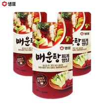 예이니식품 샘표 매운탕 찌개 양념 3개(140gx3개) 여행캠핑간편요리소스조림, 3개, 140g