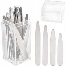 Idealeben색상 키퍼 스테인리스 40장에 4사이즈 56mm/63mm/70mm/75mm와이 셔츠 깃심 형붕레 방지