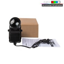 꾸미고 디스코 볼 DJ 가족 파티 무대 효과 조명에 대 한 미니 LED 10W RGBW 4in1 자리 빔 DMX 조명, 미국 플러그, Black Body