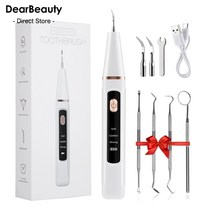울트라 소닉 치과 스케일러 전기 치아 플라크 클리너 스톤 제거 치석 얼룩 제거기, CHINA, Teeth Cleaner set, Teeth Cleaner set, Teeth Cleaner set