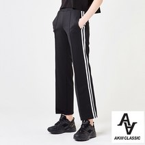 아키클래식 저지 원단 남녀 2선 스트레이트 팬츠 블랙외 컬러 택