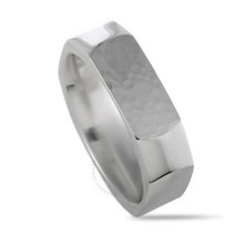 Georg Jensen Smithy 실버 해머드 밴드 링 커플링브랜드 물고기반지 8560060-MDZhql6vRL