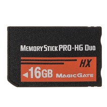 PSP 2000/PSP3000 메모리 카드 8GB 16GB 32GB 64GB 메모리 스틱 프로 듀오 전체 실제 용량 HX 게임 카드 사전 설치, 16G